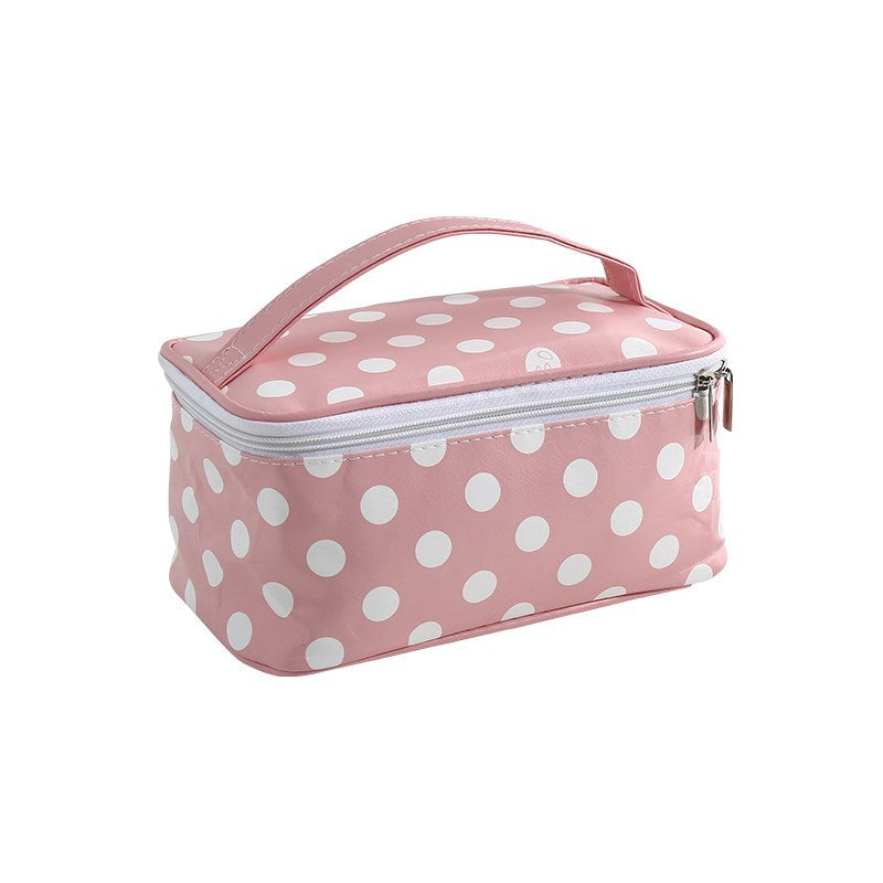 Outdoor Travel Storage Polka Dot Wash Bag